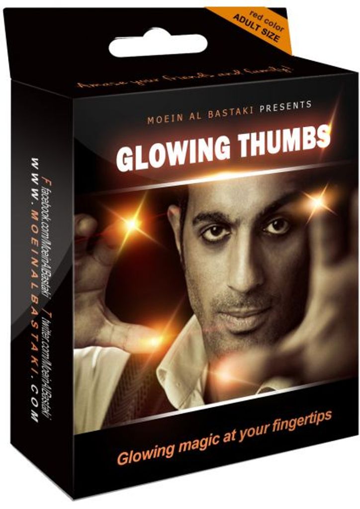Exclusive Glowing Thumb Adult (Red)